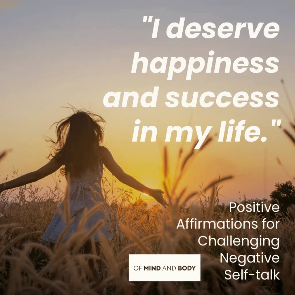 Challenging Negative Self-talk to Boost our Self Esteem - Of Mind And ...