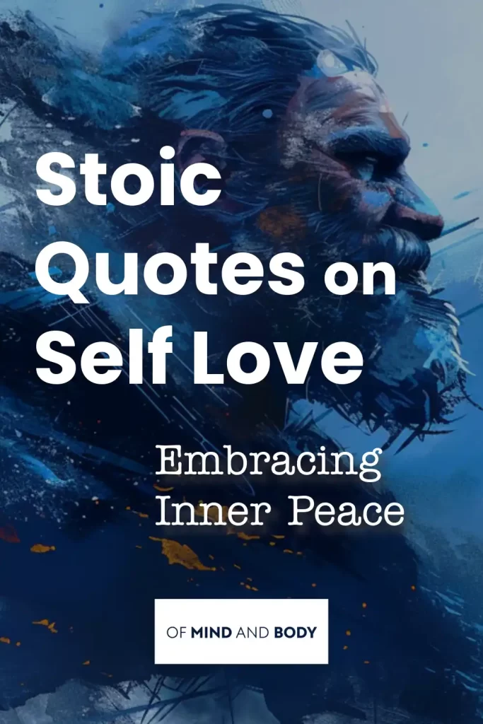 Stoic Quotes on Self Love - Article Pin